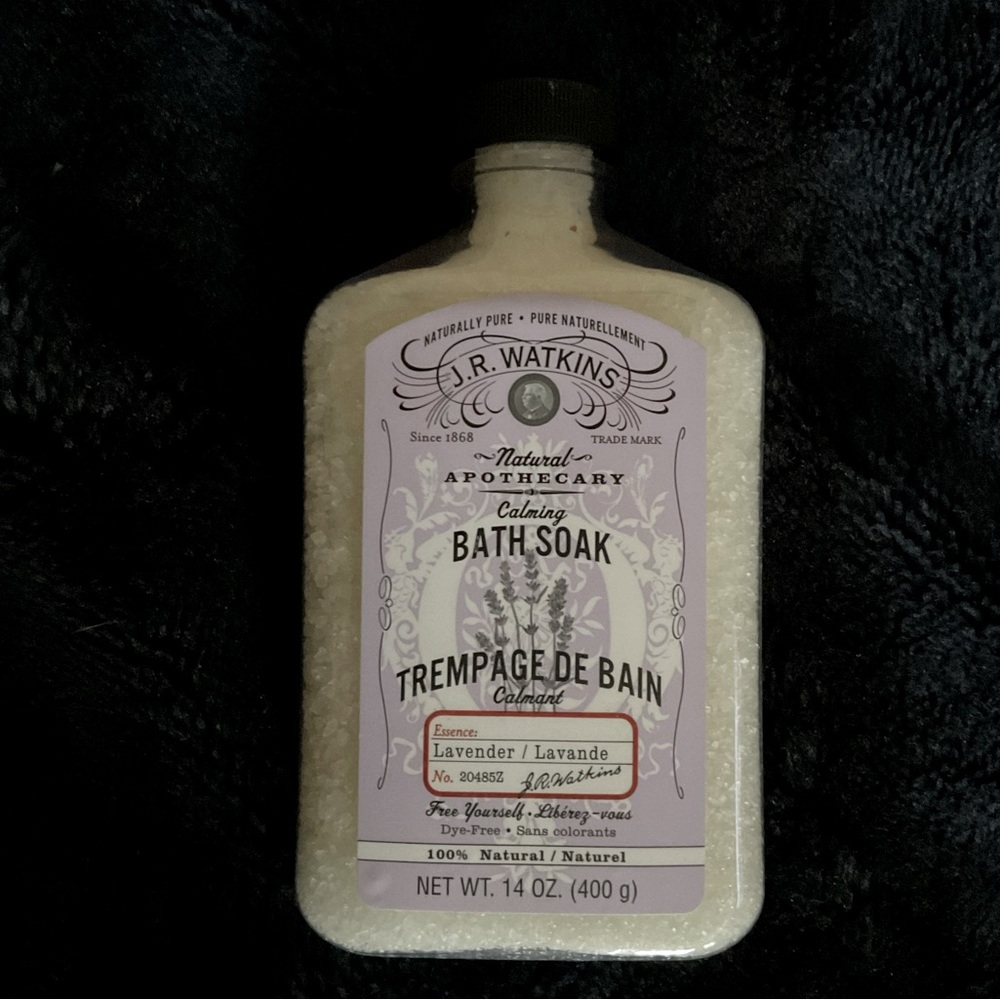 New J.R. WATKINS ~ BATH SOAK LAVENDER ~ 14 OZ